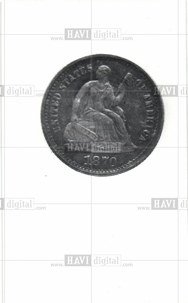 1982 Press Photo COIN - HALF DIPIE WORTH $ 425000 - Historic Images