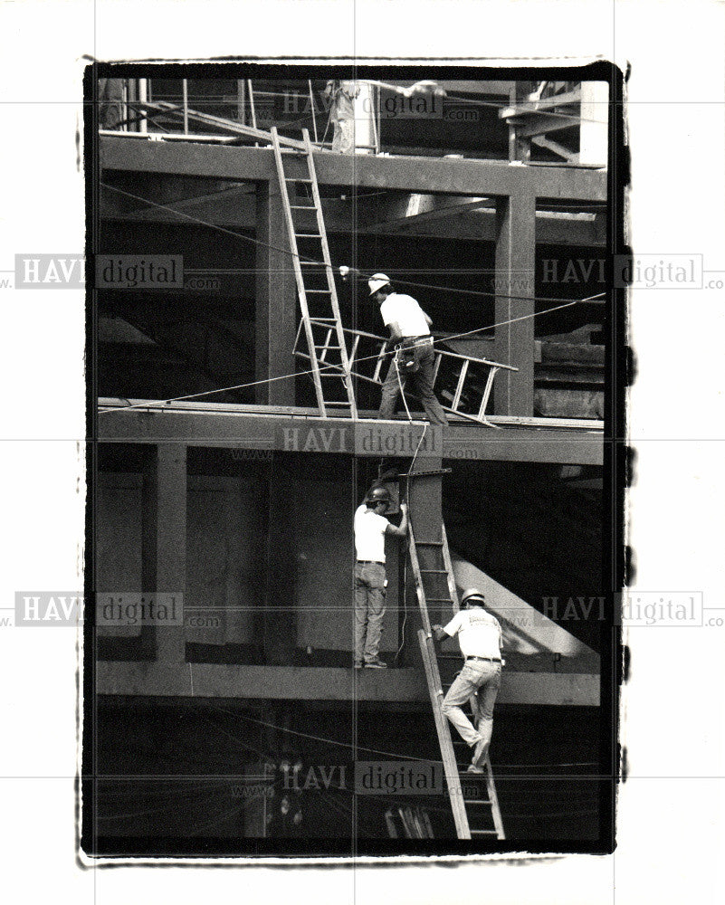 1987 Press Photo Cobo Hall, Detroit - Historic Images