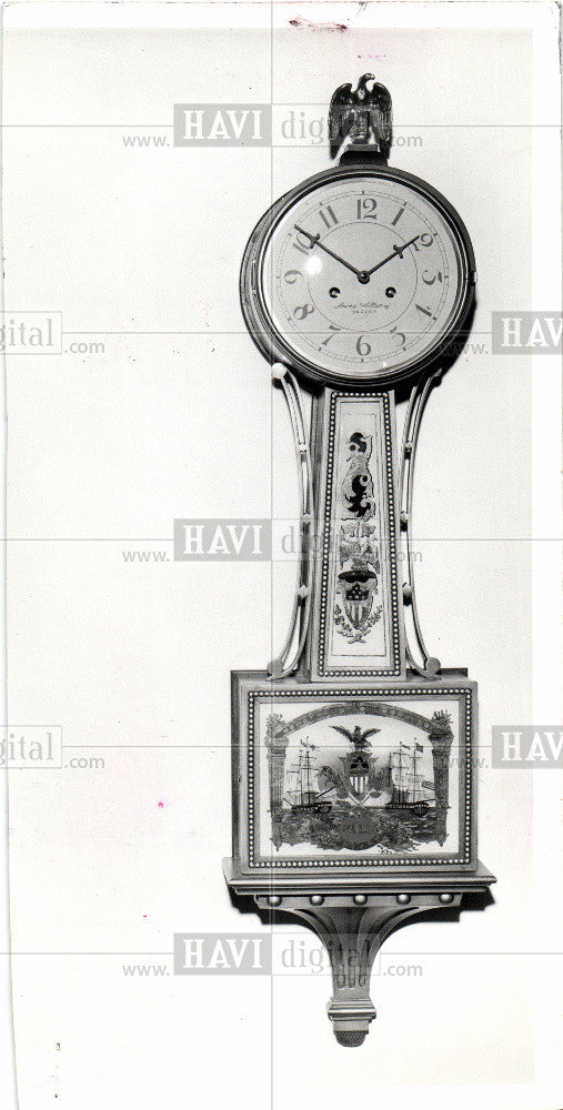 1976 Press Photo Banjo Clock - Historic Images