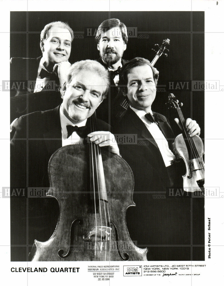 1992 Press Photo CLEVELAND QUARTET - Historic Images