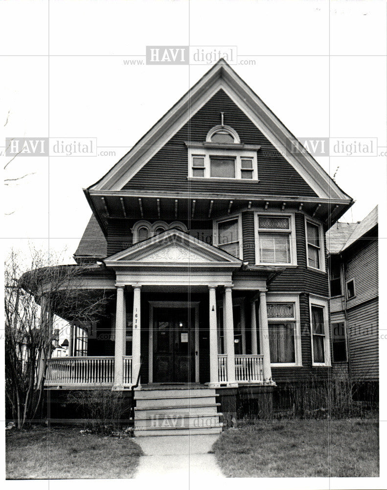 Press Photo BC Claes Book Shop Detroit Corktown - Historic Images