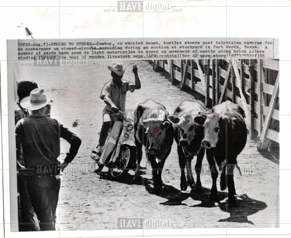 1969 Press Photo Cowboy - Historic Images