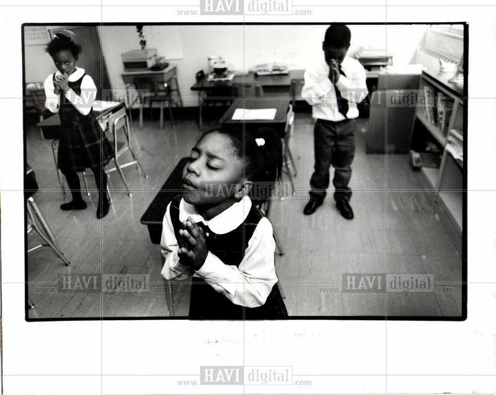 1992 Press Photo CORNERSTONE ACADEMY - Historic Images