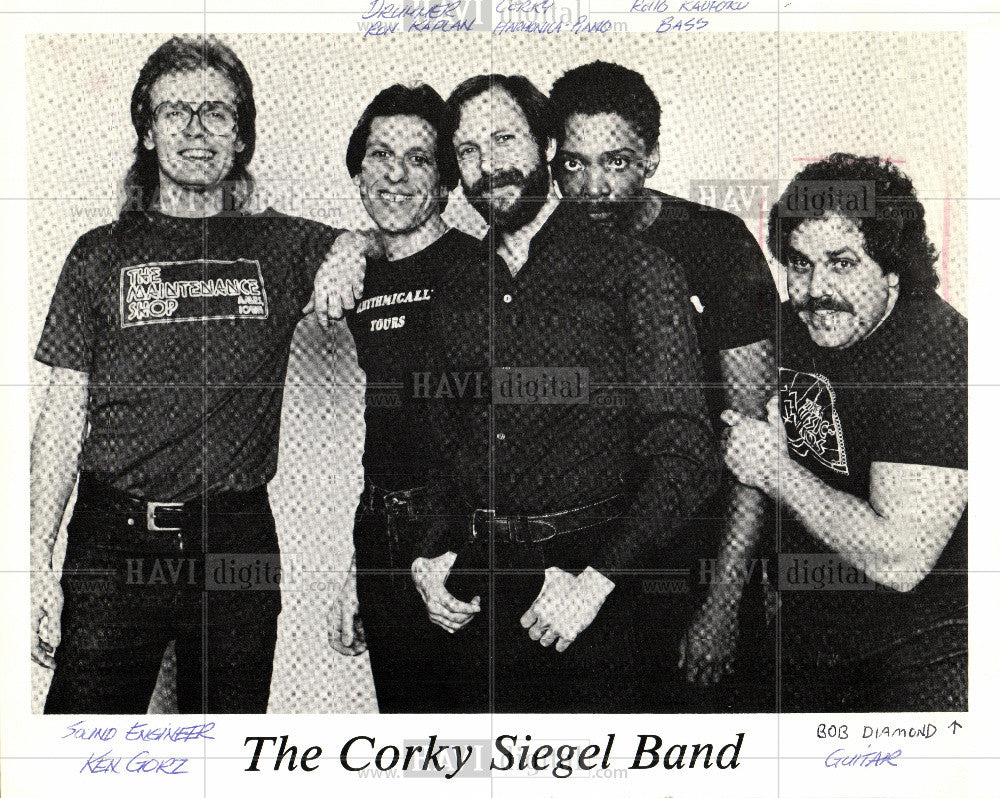 1982 Press Photo The Corky Siegal Band - Historic Images