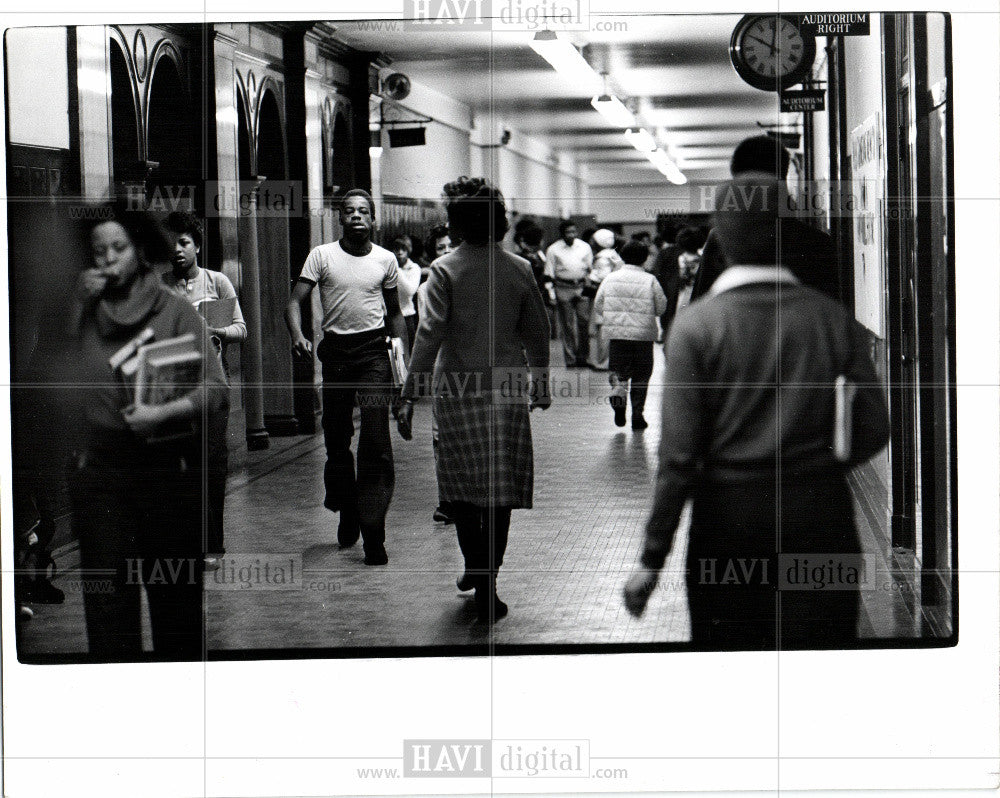 1978 Press Photo Thomas M. Cooley High School - Historic Images