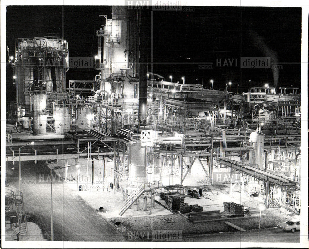 1974 Press Photo Consumers Power gas plant Marysville - Historic Images