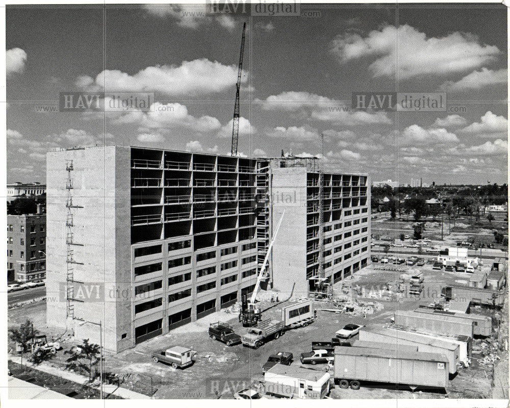 1980 Press Photo Dryvit panels, construction building - Historic Images