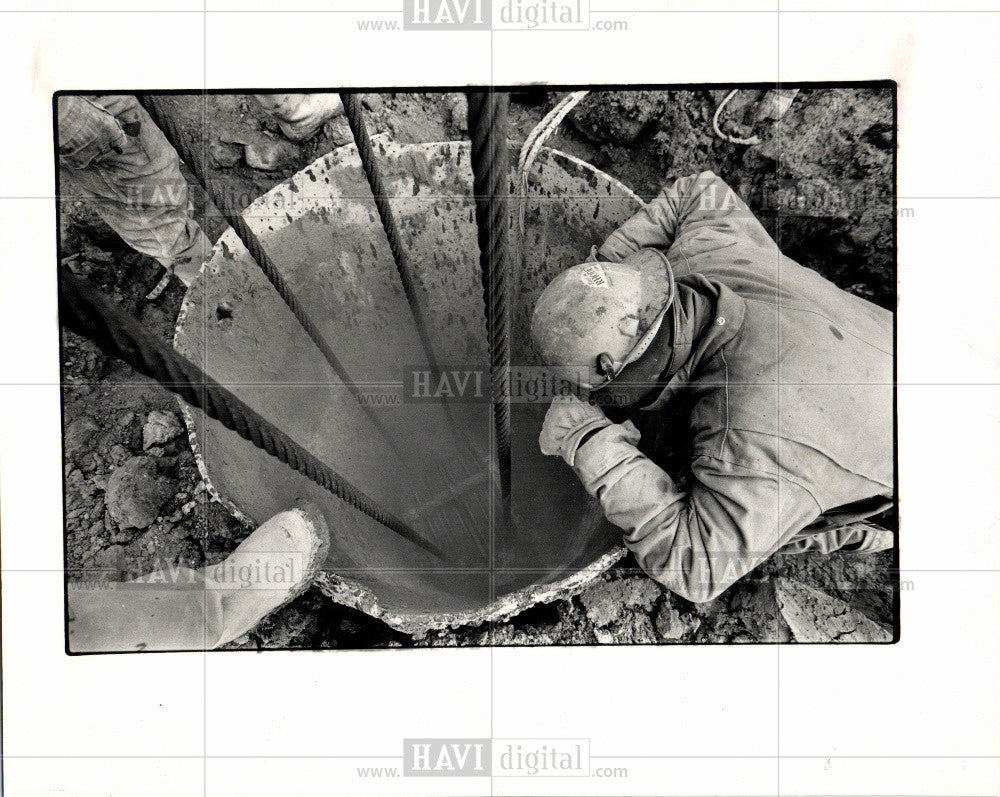 1986 Press Photo construction - Historic Images