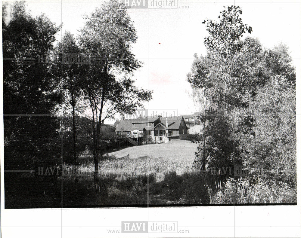 1961 Press Photo House - Historic Images