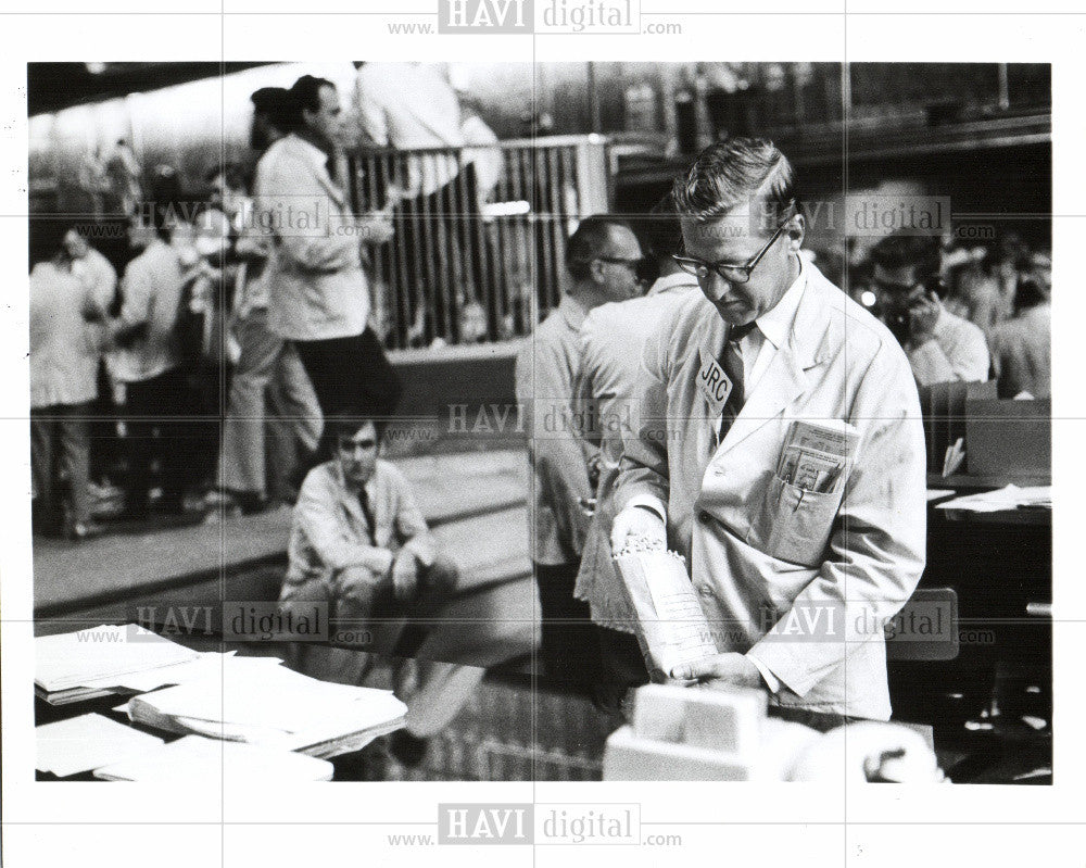 1960 Press Photo commodities trading - Historic Images