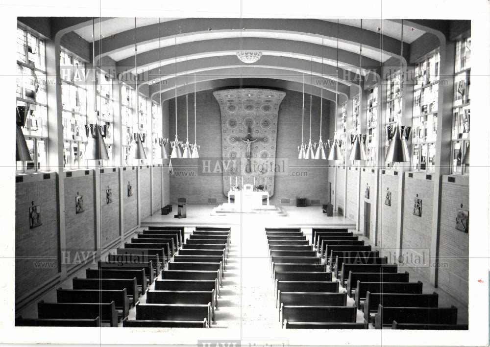 Press Photo Jesuit Seminary Building - Historic Images