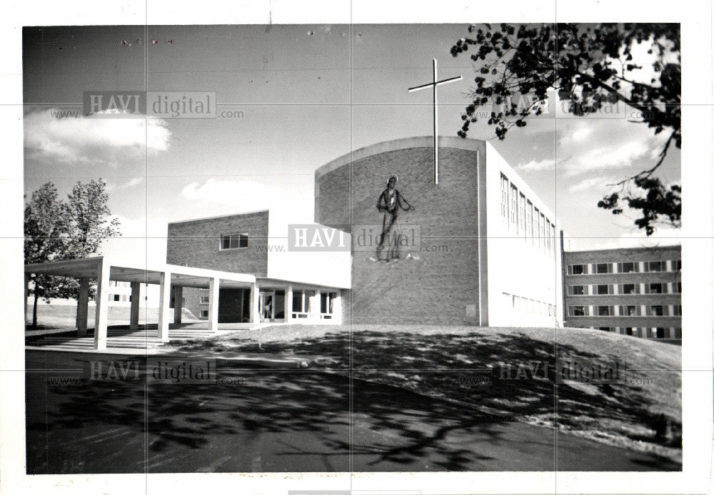 1959 Press Photo JESUIT SEMINARY BUILDING FUND - Historic Images