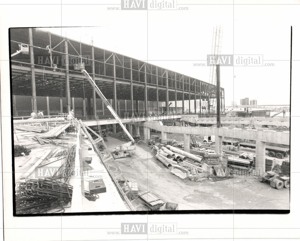 1988 Press Photo Cobo Hall Detroit - Historic Images