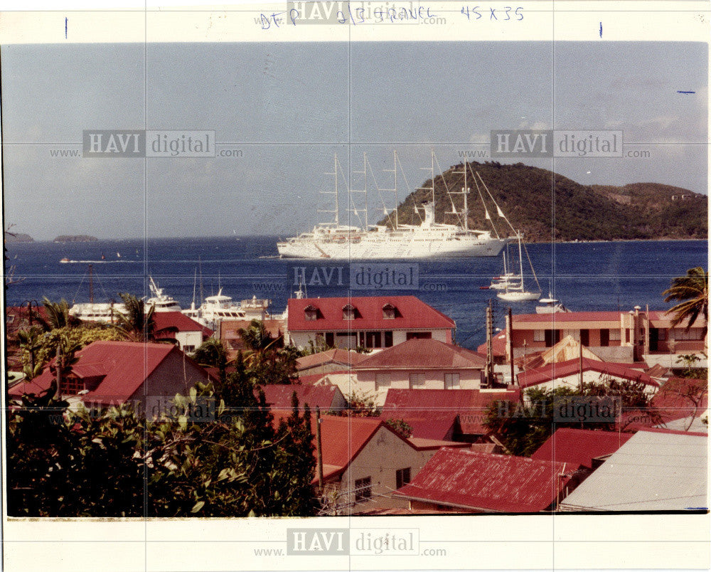 1991 Press Photo Club Med 1, Guadeloupe - Historic Images