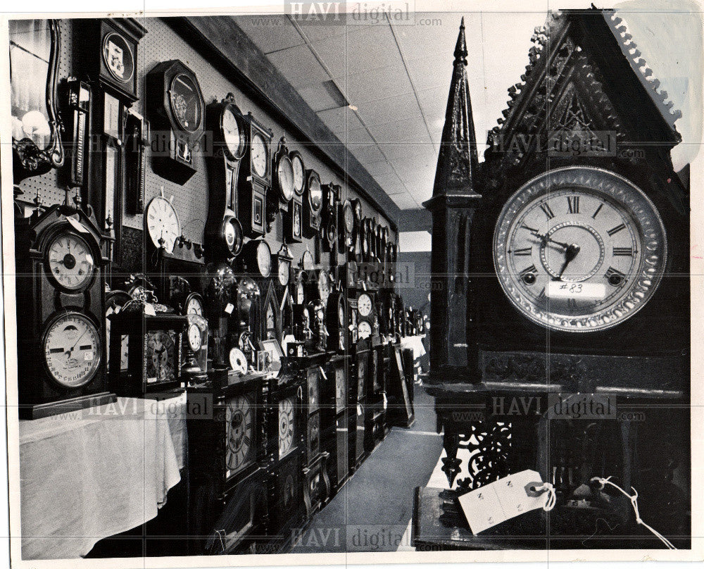 1970 Press Photo ancient pocketwatch - Historic Images