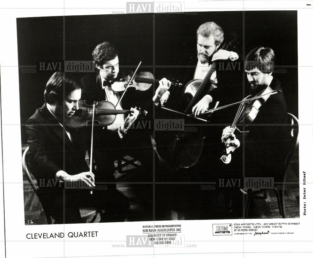 1988 Press Photo CLEVELAND QUARTET - Historic Images