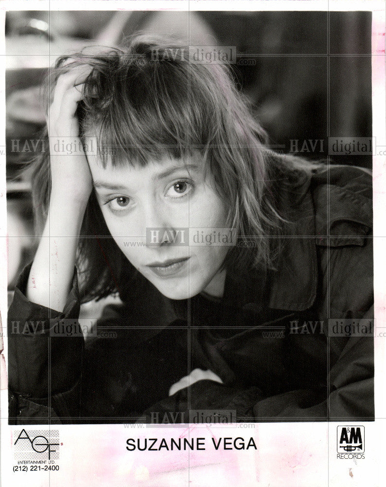 1988 Press Photo Suzanne Vega -American songwriter - Historic Images