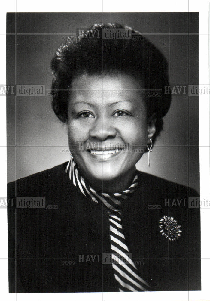 1995 Press Photo Nellie M Varner Regent UMich 1995 - Historic Images