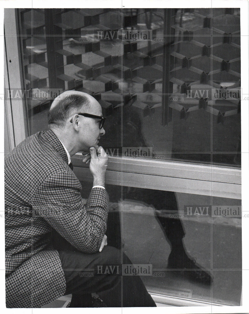 1963 Press Photo DURWARD VARNER DOCTOR HUMANITIES - Historic Images