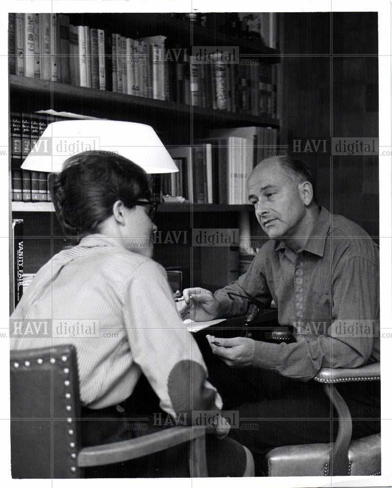 1963 Press Photo Durward Varner Michigan State Univ - Historic Images