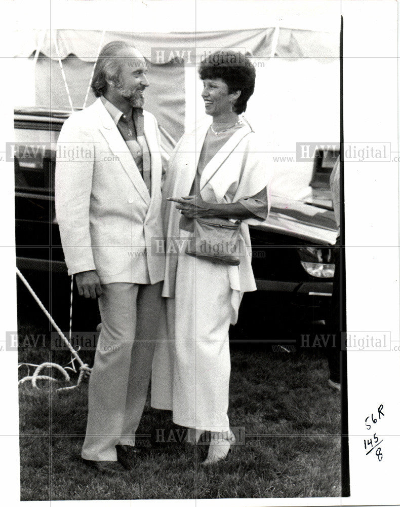 1985 Press Photo Don Vargo,Owner,1940 chop house, Det. - Historic Images