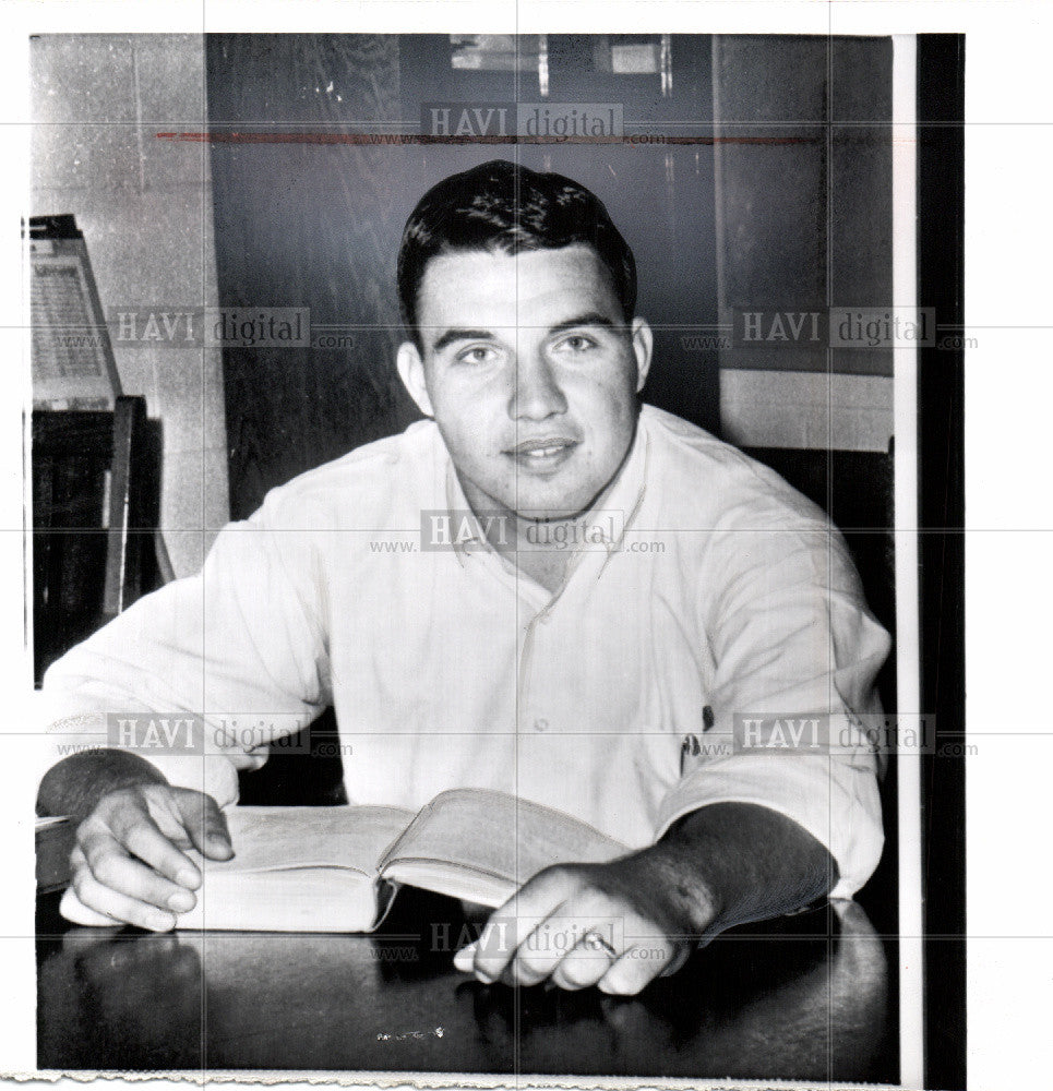 1963 Press Photo Dick Van Raaphorst Ohio State - Historic Images