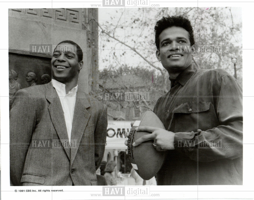 1991 Press Photo Mario Van Peebles actor CBS-TV Ricky - Historic Images