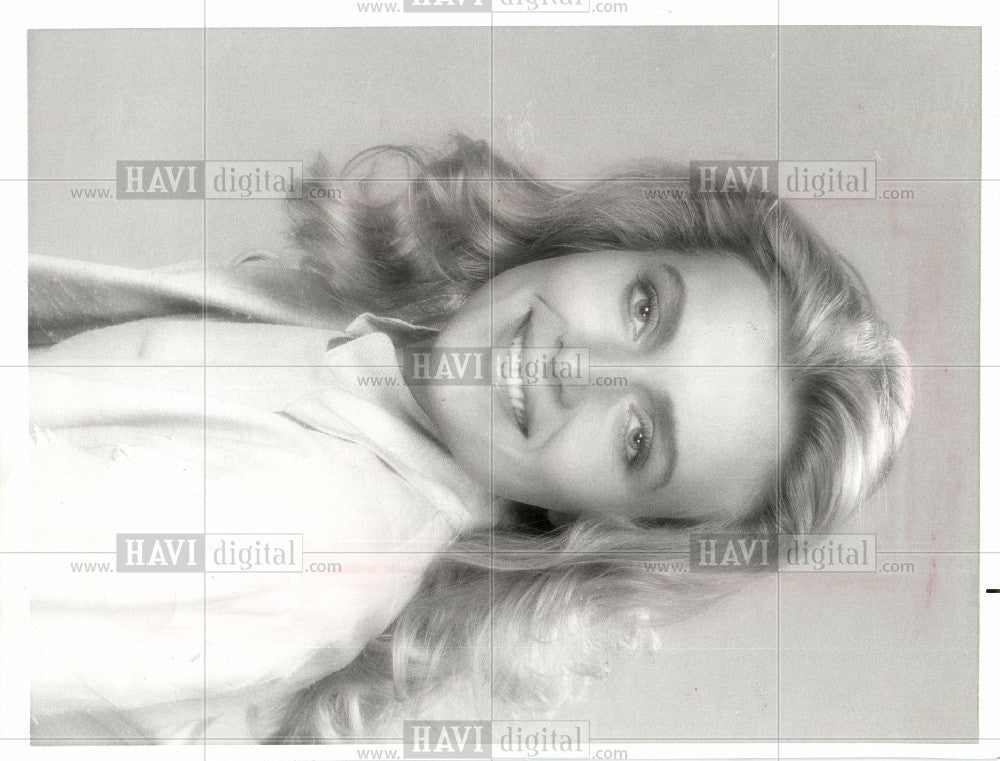 1983 Press Photo Merete Van Kamp actress Princess Daisy - Historic Images