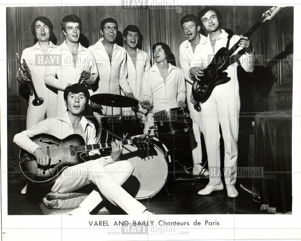 1970 Press Photo Varel And Bailly Musician - Historic Images