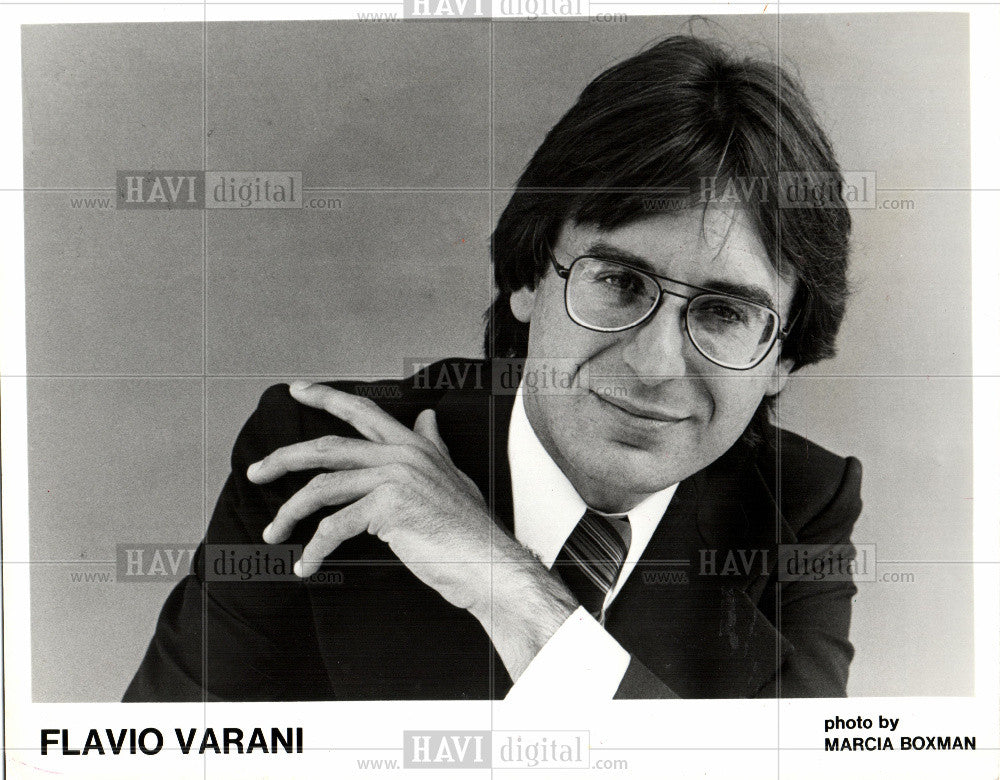 1980 Press Photo Flavio Varani Soloist Pianist - Historic Images