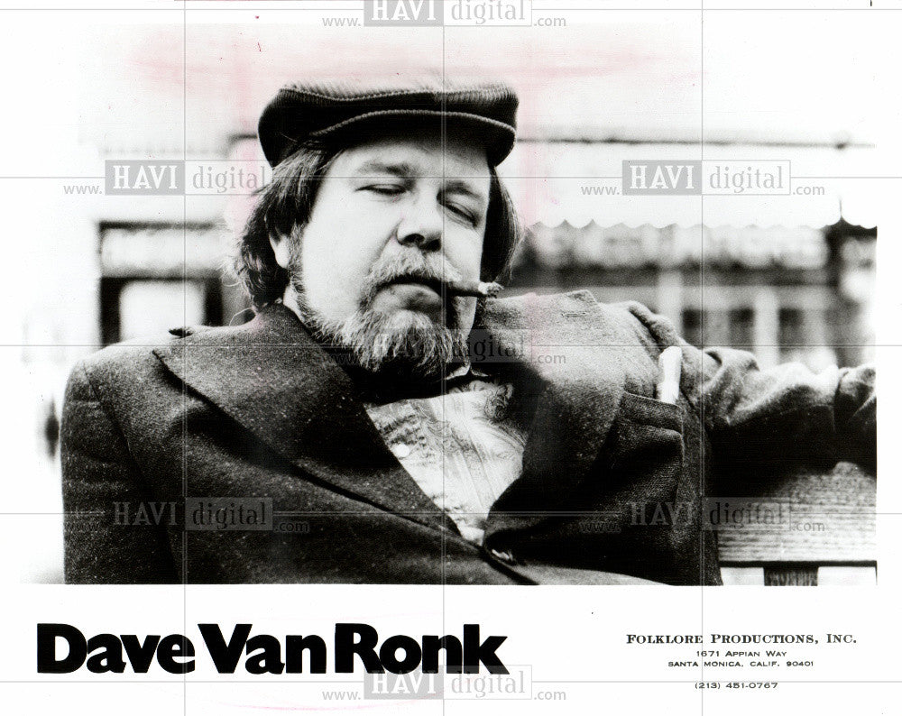 1987 Press Photo dave van ronk folk singer - Historic Images