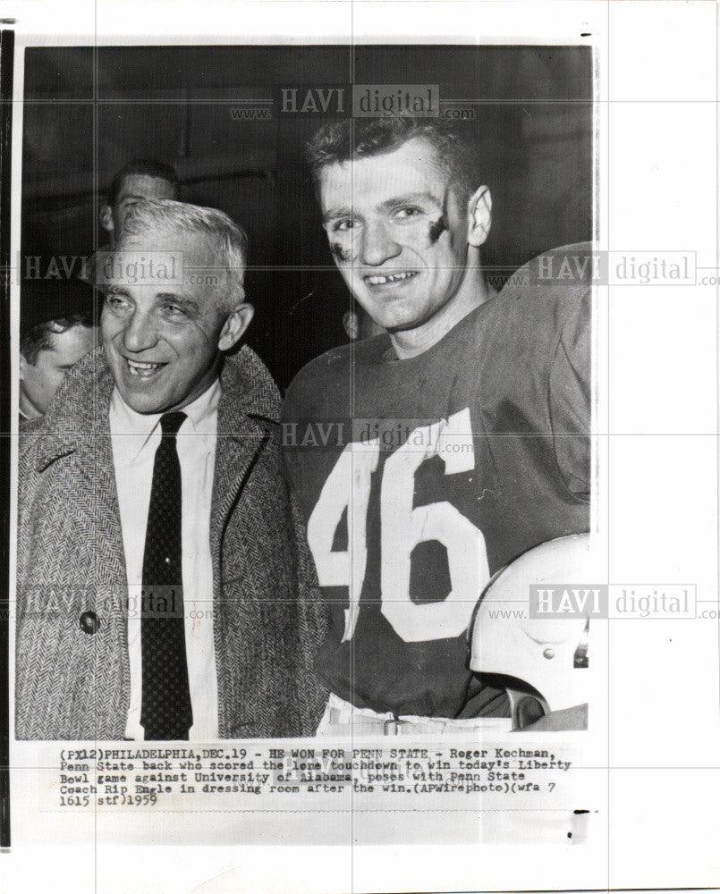 1959 Press Photo Roger kochman of pen state - Historic Images