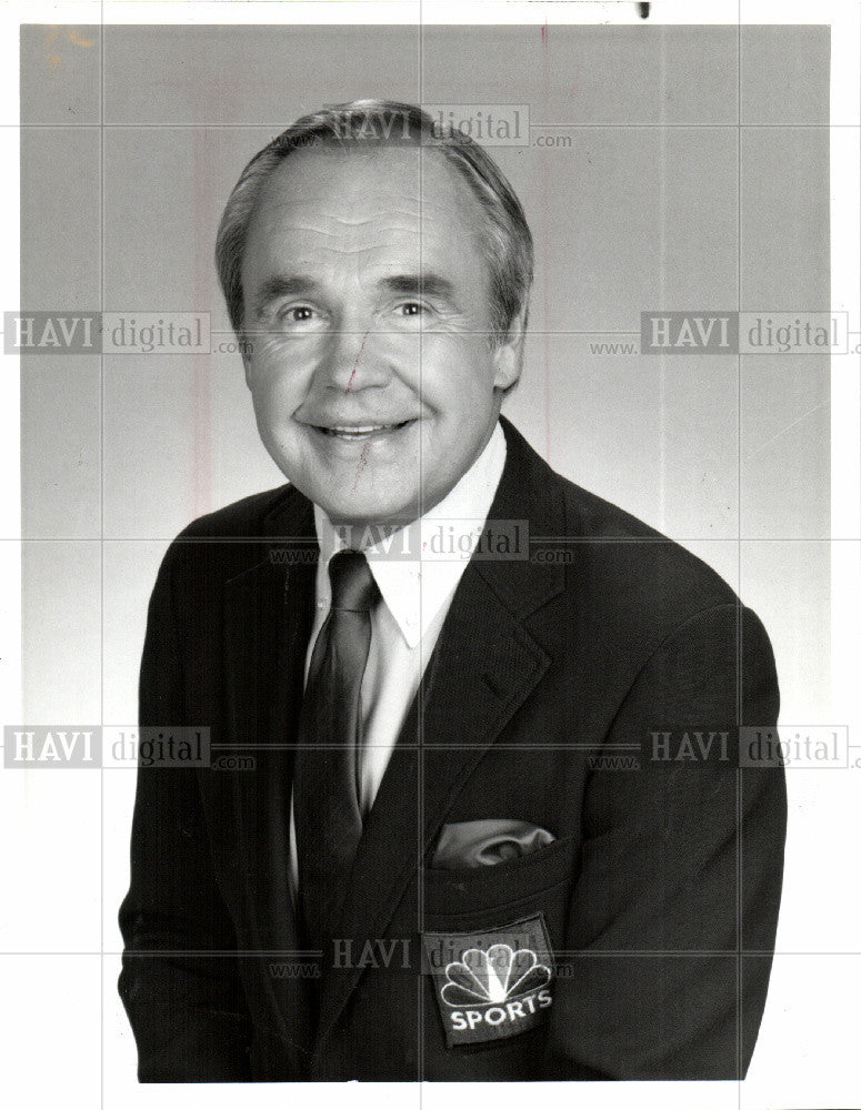 1989 Press Photo Dick Enberg - Historic Images