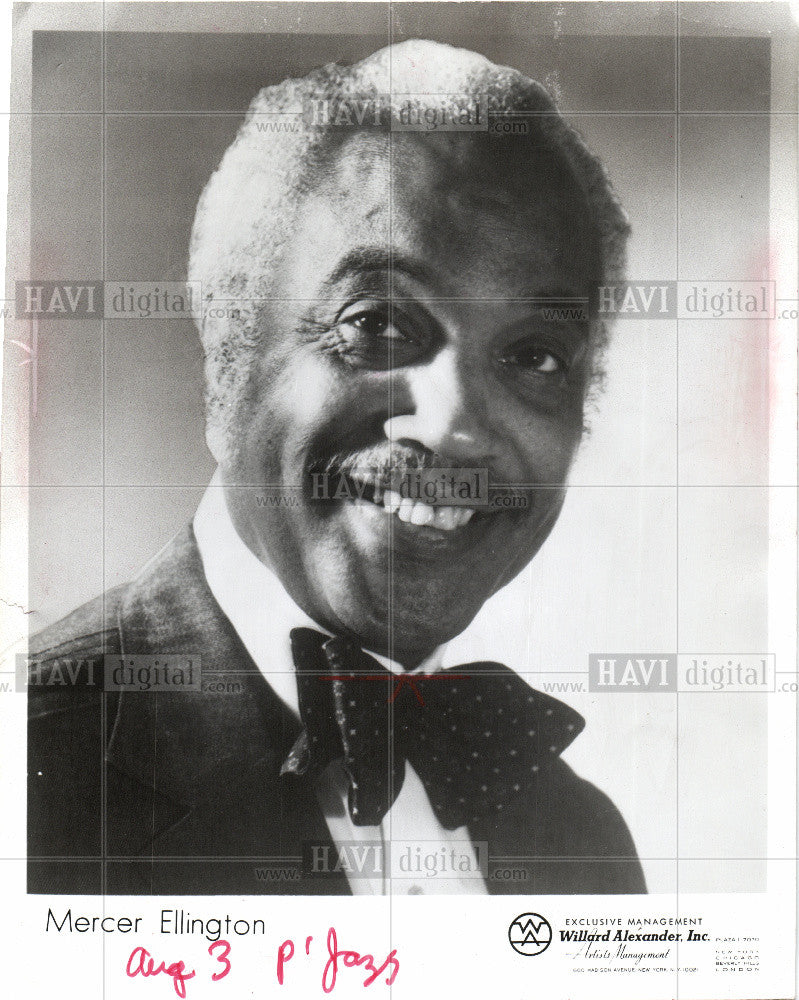 1977 Press Photo Mercer Ellington, jazz musician - Historic Images