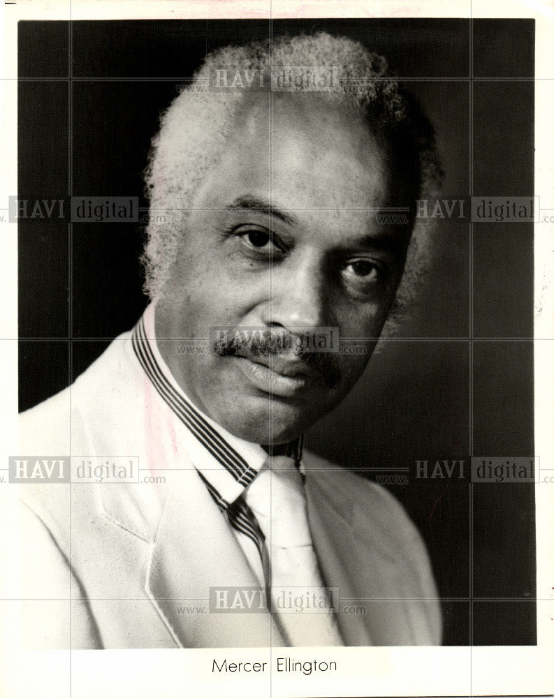 1981 Press Photo Mercer Kennedy Ellington - Historic Images