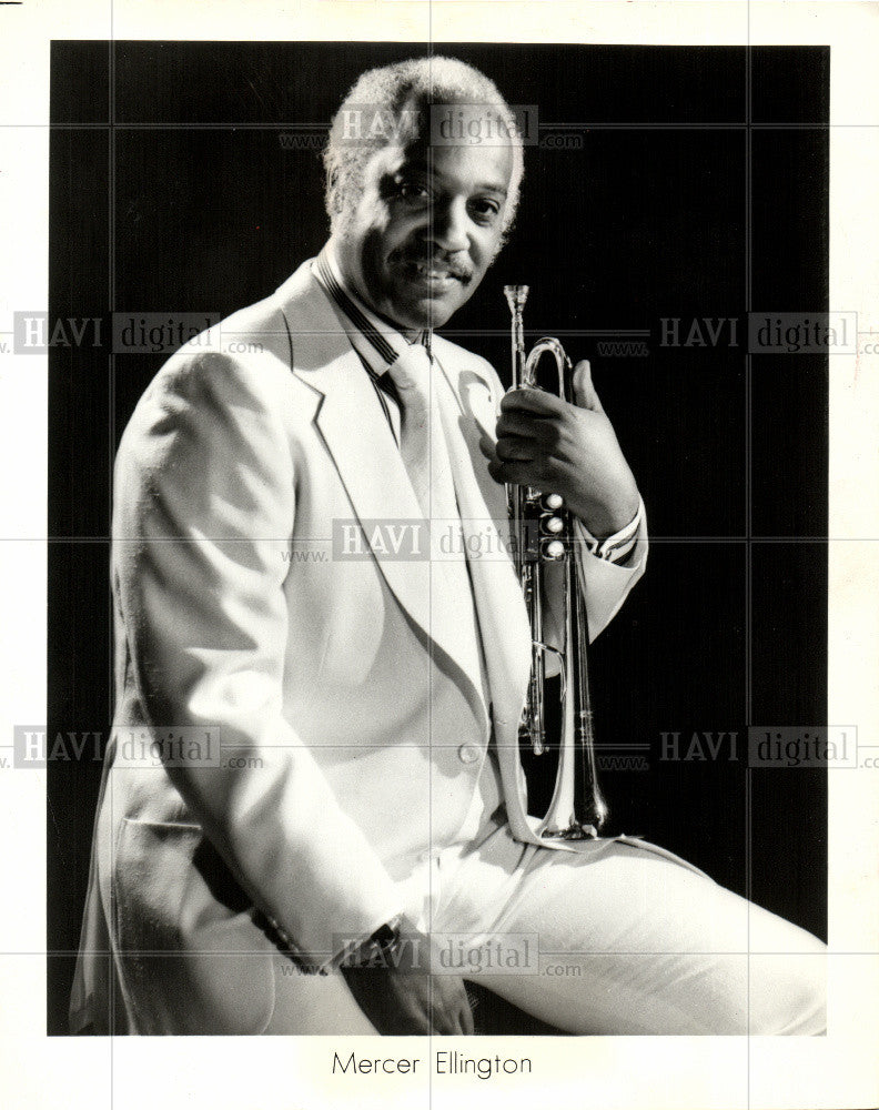 1981 Press Photo Mercer Ellington Trumpeter - Historic Images