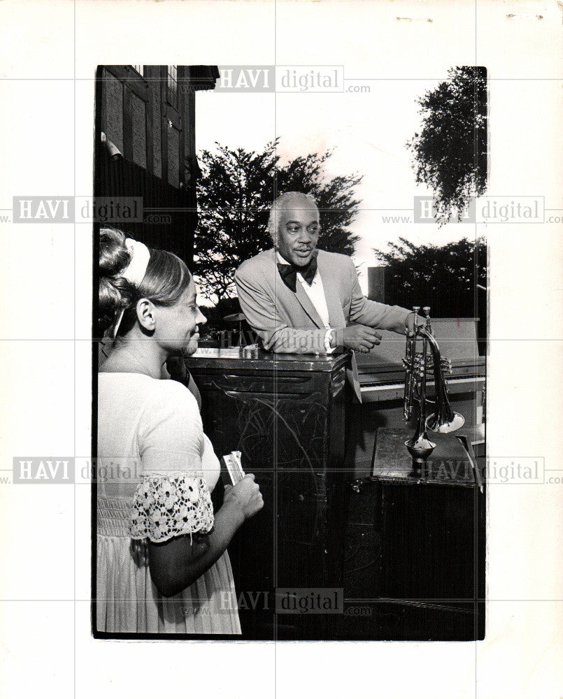 1971 Press Photo Memcer Ellington, trumpet, manager, - Historic Images