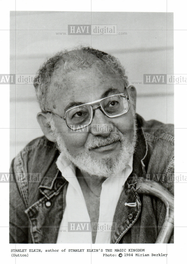 1996 Press Photo Stanley Elkin, author - Historic Images