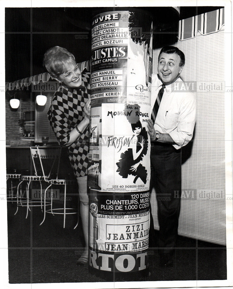 1967 Press Photo Sonny Eliot Detroit Weatherman - Historic Images