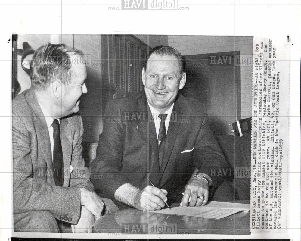1959 Press Photo Bob Elliot Parke Carrell - Historic Images