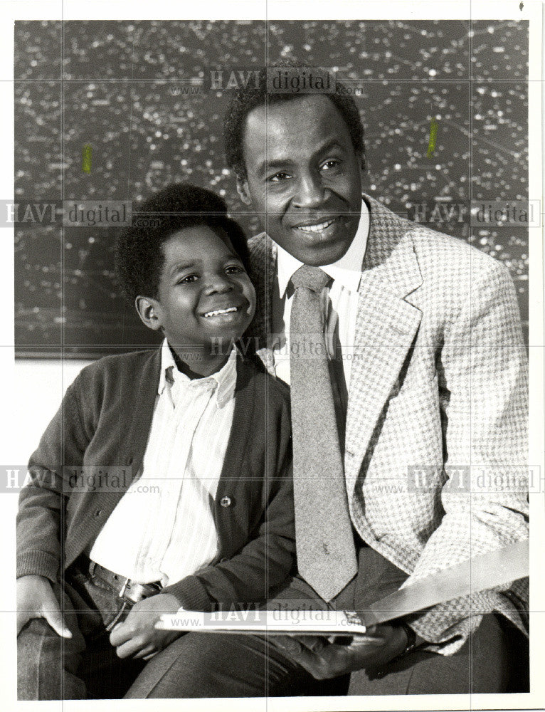 1983 Press Photo Gary Coleman, Robert Guillaume, NBC TV - Historic Images