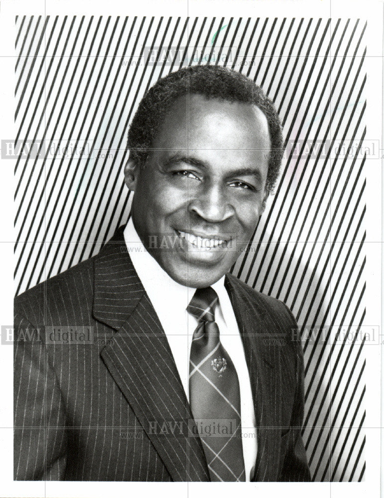 1986 Press Photo Robert Guillaume actor Benson ABC tv - Historic Images