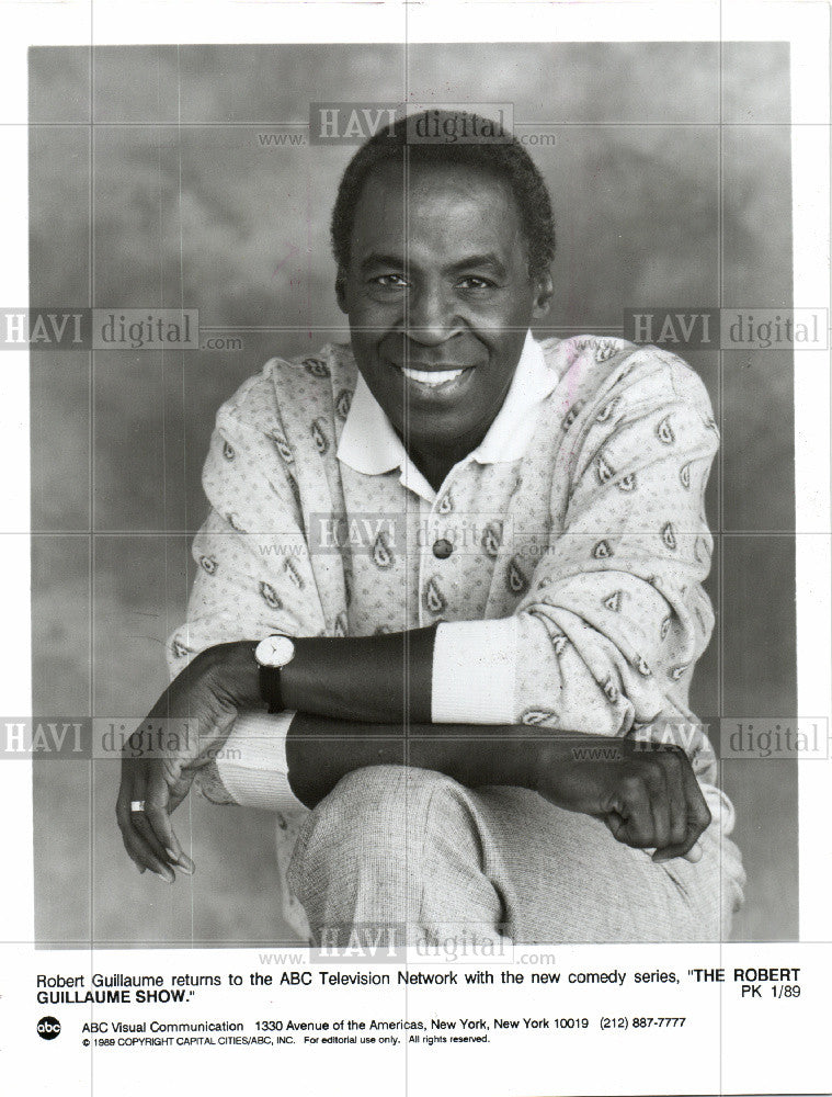 1992 Press Photo Robert Guillaume, Robert Guillaume Sho - Historic Images