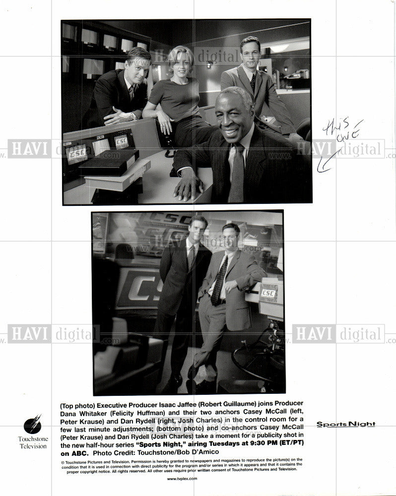 Press Photo ISAAC JAFFEE DANA WHITAKER CASEY MCGAL - Historic Images