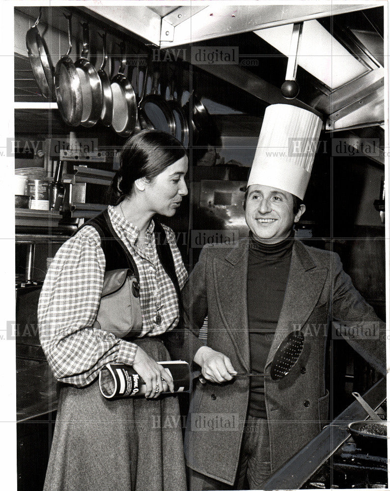 1977 Press Photo Christine and Michel Gureard 1977 - Historic Images