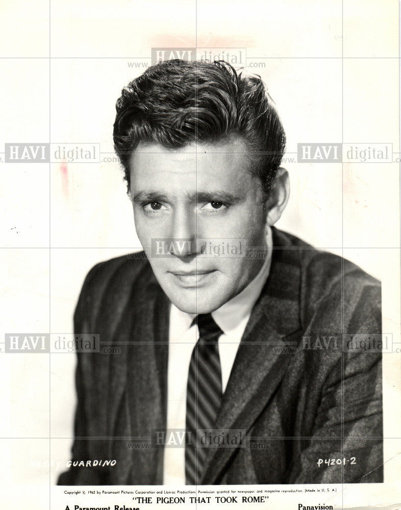 1963 Press Photo Harry Guardino movie actor - Historic Images