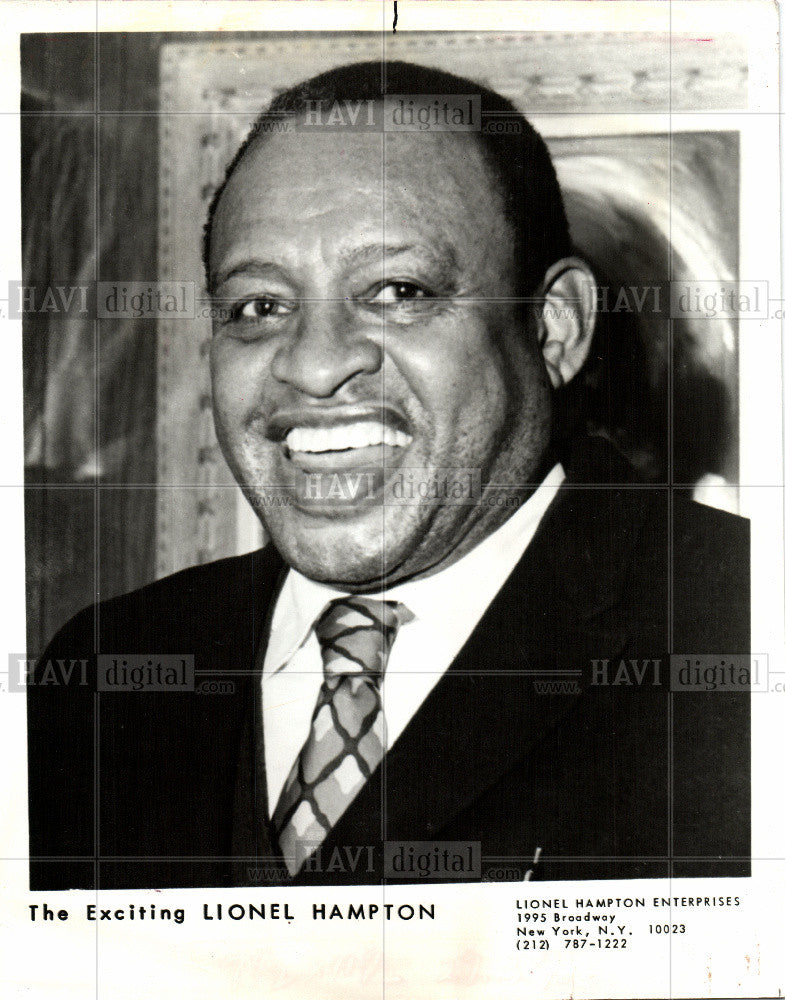 1981 Press Photo Lionel Hampton singer - Historic Images