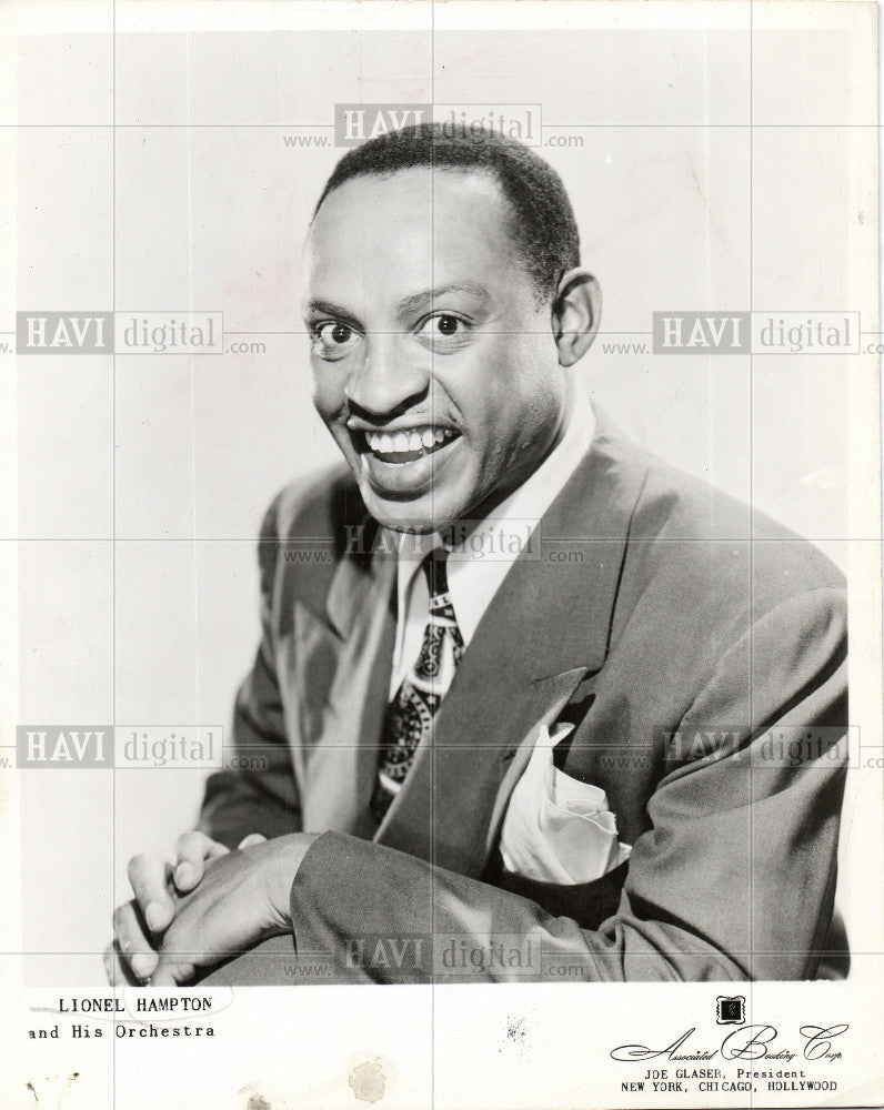 1950 Press Photo Lionel Hampton actor - Historic Images