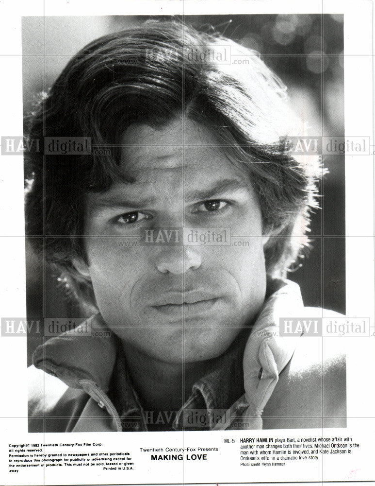 1982 Press Photo American film and television actor - Historic Images