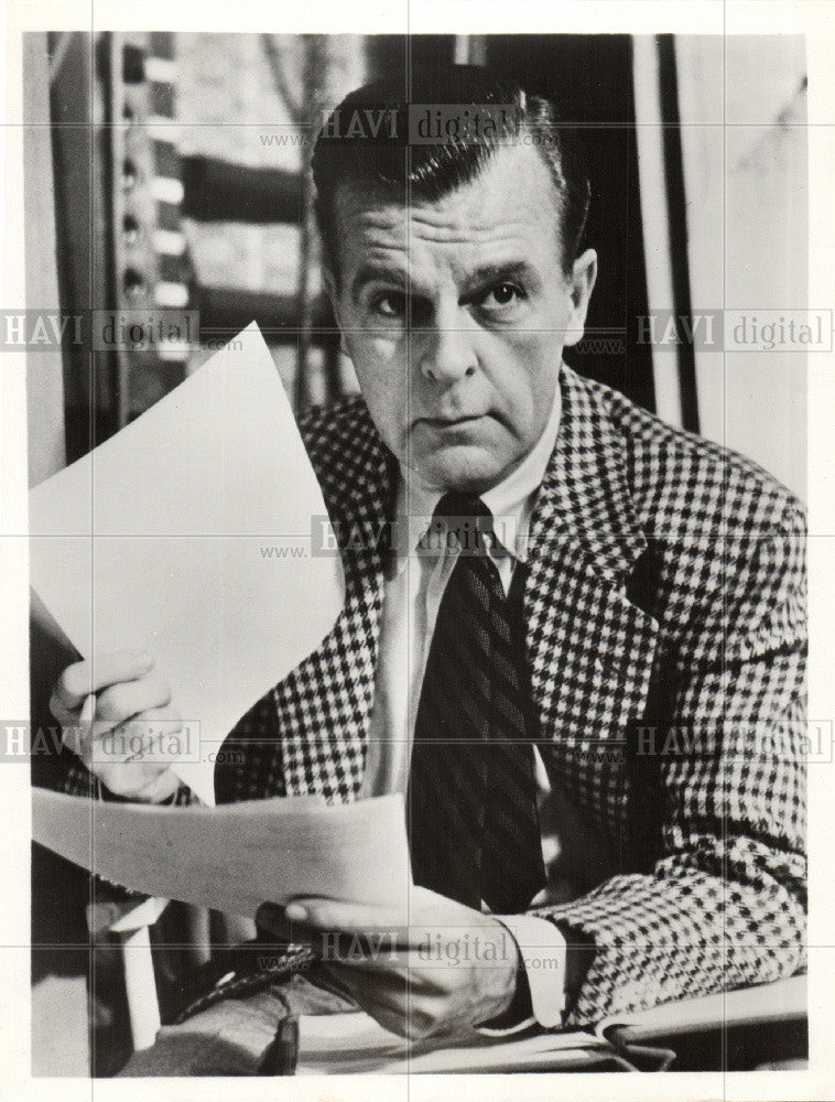 1953 Press Photo Neil Hamilton ABC Playhouse - Historic Images